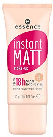 essence Instant Matt Make-Up 18h Flüssige Foundati on NR. 10 - MATT IVORY 30 ml