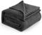 Bedsure Fleece Blanket King Size for Bed - Soft Cosy Fluffy Throw Blankets, Warm Large Throws for Audlts, Dark Grey, 270x230 cm