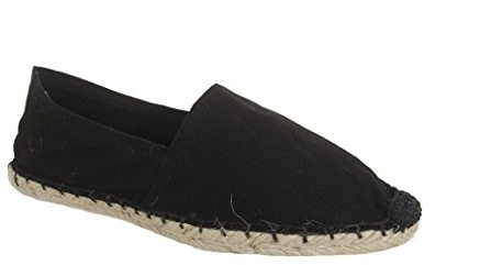 Sonnenscheinschuhe ESPANDRILLOS schwarz Gr. 36-46 NEU Schwarze Espadrilles Espas Espandrilles Espadrillos