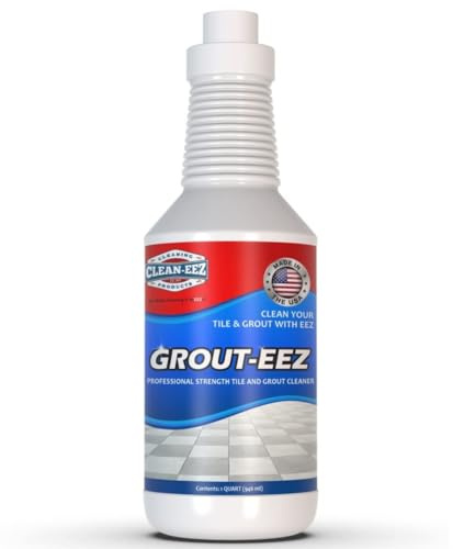 Clean-eez Grout-eez Super Heavy-Duty Grout Cleaner - Powerful Tile and Floor Stain Remover for Bathroom, Kitchen, and More - 32 oz.