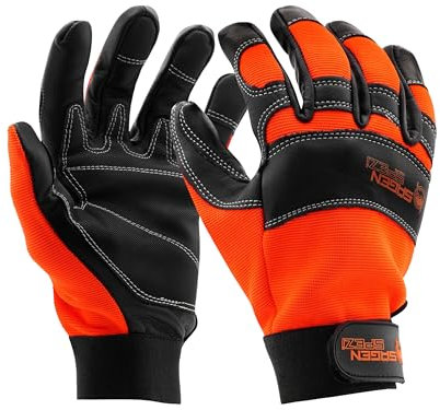 Sägenspezi Schnittschutz Größe L / 10 Handschuhe Guardian Forest Forsthandschuh 1 Paar für Motorsäge Kettensäge - Größen S bis XL (8-11) verfügbar