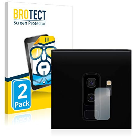 BROTECT Schutzfolie für Samsung Galaxy S9 Plus | (NUR Kameraschutz) 2 Stück Transparenter Displayschutz Made in Germany Klare Displayschutz-Folie Clear Einfache Montage