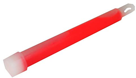 15,2 cm Knicklicht (Leuchtstab) (rot).