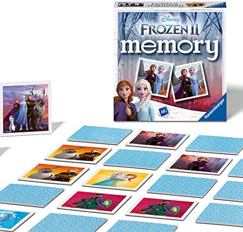Ravensburger Disney Frozen 2 Mini Memory Matching Picture Snap Pairs Game for Kids Age 3+