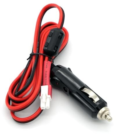 Car Auxiliary 12V Power Plug Adapter Cable for Xiegu G90 Ham Radio