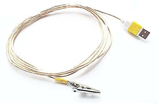 Santé & Bien Etre Câble USB de mise à la terre avec pince crocodile