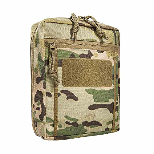 Tasmanian Tiger TT Tac Pouch 6.1 MC Rucksack Zusatz-Tasche mit Patch Klett-Fläche Molle-System kompatibel, Zubehör-Tasche für EDC, Werkzeug oder kleine Erste Hilfe Sets, 20 x 15 x 6 cm, Multicam