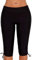 TMEOG Damen Badeanzug Shorts Sport Schnelltrocknende Boardshorts Badehose mit hoher Taille Einfarbig S-XXL (Schwarz, L)