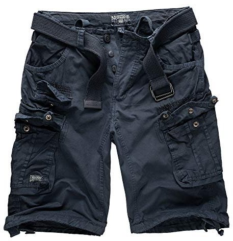 Geographical Norway Cargo Shorts Hunter mit UD Bandana Navy -S -