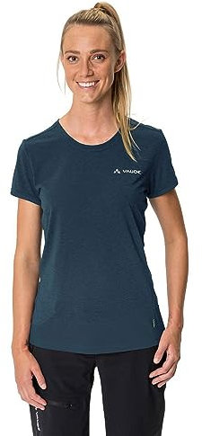 VAUDE Damen Women's Sveit T-Shirt, Dark Sea Uni, 38 EU