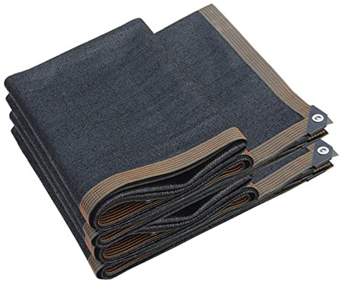 Toile D'ombrage pour Serre,Bloquer Les Rayons UV Noir,Filet D'Ombrage Coupe Vent Voiles D'ombrage,Protection Rayons 90% UV pour Filet Protection Solaire Chenil Toit Couvre (W1xL2m(W3.28xL6.56ft))