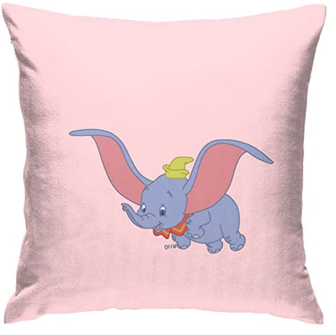 Dumbo Kissenbezug Kissenbezüge Überwurf Kissenbezug Dekorative Kissenbezüge Kissenbezug Schutz für Schlafzimmer/Wohnzimmer/Zimmer/Sofa 18 x 18 Zoll