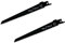 Pipestation Reciprocating Saw Blades Metal for Wood Cutting 2 Pack - Heavy-Duty Recip Blades - 150mm 6tpi Cr-V Blade for Efficient Cutting - Recip Saw Blades Metal Fits Milwaukee Dewalt Bosch Ryobi