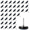 Dreamark 40 Pièces Patins pour Chaises en Téflon Patins pour Meubles 19mm Ronde Patin Chaise a Clouer Protéger Les carrelages, Les sols en Bois, Les chaises, Les Tables et Les Lits