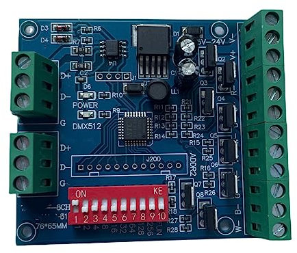 RGBW 8 Channel DMX Controller 2 Group RGBW 8CH Decoder for LED Strip Light