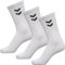Hummel Sportsocken unisex 80% Baumwolle - weich genähte Socken für Turnschuhe in schwarz oder weiß - Sonderpreis 9 Paar (DE/NL/SE/PL, Numerisch, 41, 45, Regular, Regular, White)