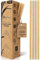 EcoPreps 10'' Biodegradable Sugarcane Straws, Extra-Long Straw | 100 Count, 100% Compostable, Plastic-Free, Eco-Friendly Drinking Straw | Sugar Fiber, Party Jumbo Disposable Straws, 10 Inches Tall