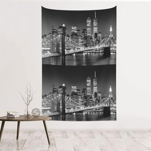AMINNU New York Wandbehang, einfache Installation, Dekoration für Wohnzimmer und Schlafzimmer, 102 x 152 cm
