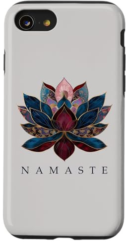 Namaste Lotus Blume Zen Buddhismus Yogi Buddhist Buddha Yoga Hülle für iPhone SE (2020) / 7 / 8