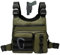 FTCYCRU Outdoor Running Chest Bag for Men and Woman with Extra Storage, Water Resistant Sports Chest Pack Lightweight Running Waist Packs for Workouts Cycling Hiking (Casual Olive Green)