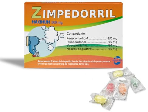 LINFORMAL PHARMACOÑA |Regalos Originales Caja Broma con Caramelos Originales Y Regalos DE Broma | Contenido Caramelos Broma | Amigo Invisible | 34 gr| PEDORRIL