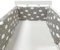 GYCF Krippenumrandung Babybett Umrandung Kinderbett Umrandung Kopfschutz Kinderbett Stoßfänger Kinderbett Kantenschutz Atmungsaktiv Baby Bettumrandung,A01,300x30CM