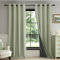 Fmfunctex Blackout Curtains for Living Room Sage Green Curtains 84 Inch Drop Geometric Weave Textured Eyelet Curtains for Bedroom Thermal Insulated Window Curtain Drapes 2 Panels