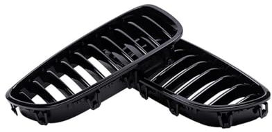Fuicotto Auto Kühlergitter Für BM&W Für F10 F11 F18 Für 5-Serie 520i 523i 525i 2010-2014 2015 2016 Glanz Schwarz Grille Schwarz Auto Front Niere Grill Racing(Matt-schwarz)