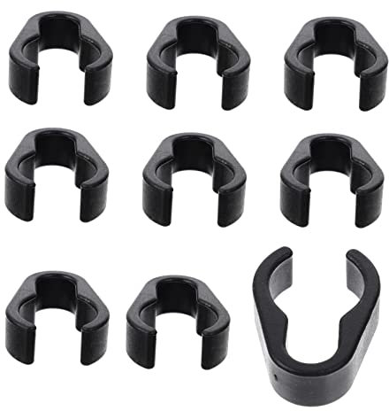 Vaguelly 10pcs Microphone Stand Accessories Kit Cable Keeper and Clamp Lightweight