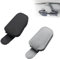 EujRcf 2 Pcs Car Visor Sunglasses Holders, Sunglasses Holder For Car, Magnetic Leather Sunglasses Holder and Ticket Card Clip, Eyeglass Clip for Car Visor Accessories (Black and Grey)