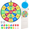 Partys Dart Brettspiele, Dart Board für Partys,Doppelseitige lustige Jungs Dartboard-Spiel | Kid Indoor Outdoor -Spielzeug mit klebrigem Ball und Darts für Schule, Reisen oder Camping