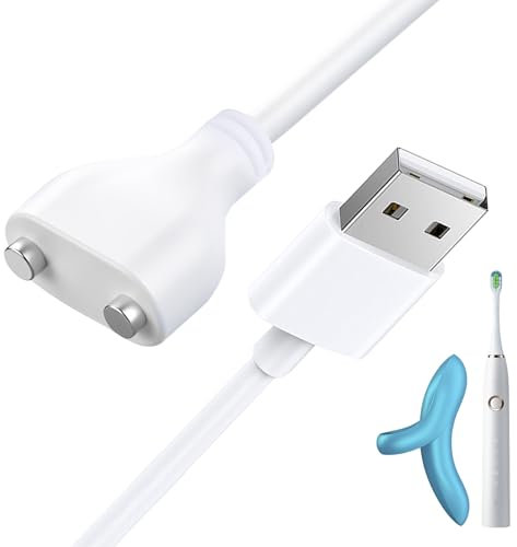 Anrbb - Cargador magnético universal de 7 mm, cable USB-A a 2 pines, cable de carga magnético de 0,8 m, compatible con dispositivos de contacto magnético de 7 mm, carga rápida segura