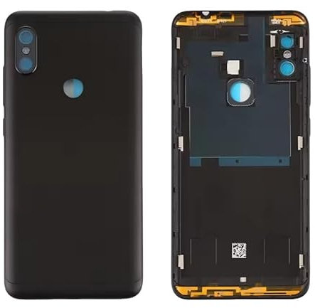 Compatible Rear Glass Panel for Xiaomi Redmi Note 6 Pro Model M1806E7TG – Battery Door Back Cover, Battery Back Cover Housing Replacement Part