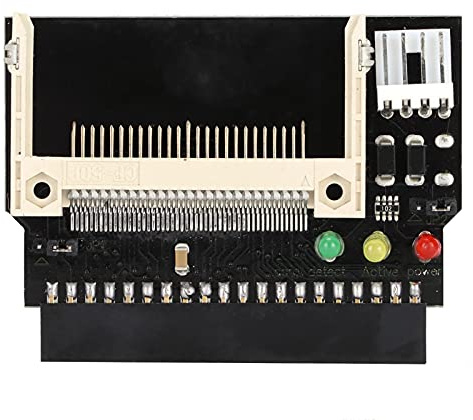 40-Pin IDE Adapter Konverter Modul für CF zu IDE, LED Anzeige | Kompatibel mit CF-I und CF-II Karten, DMA-33 Transfermodus, robustes PCB-Material