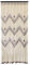 Acomoda Textil – Cortina para Puerta de Madera 90x195 cm para Terraza, Jardín, Balcón y Patio. Panel con Barra Resistente Interior y Exterior Antimoscas e Insectos de Facil Instalación. (Kato)