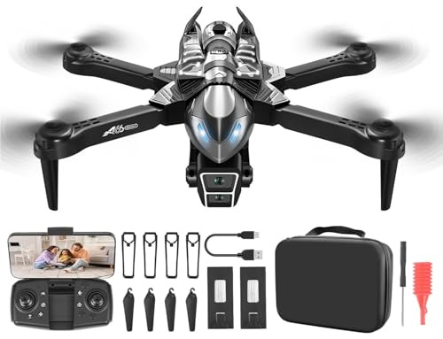 Drohne mit Kamera 1080P HD für Kinder, RC Drone Quadcopter mit Sprühnebel-Funktion, 3D Flip, Höhenhaltung, Ein-Tasten-Start/Landung, FPV WiFi Übertragung Schwerkraftsensor, Lange Flugzeit Drone