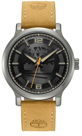 Timberland - Armbanduhr Driscoll - Quartz Uhrwerk - Gehäusebreite: 43 mm - Edelstahl - Brown - 3 ATM