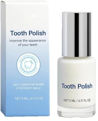 Zahnlack Weiß, Sanften Sofort Aufhellender Zahnlack für Strahlend, Whitening Dental Lacquer Tooth Polish zur Fleckenentfernung, Mit Soforteffekt für ein Natürlich Weißes Lächeln (1PC)