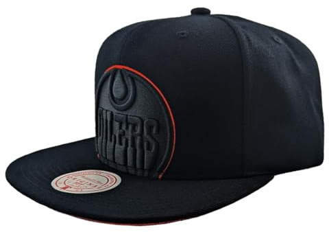 Mitchell & Ness NHL Cropped XL Snapback Cap Edmonton Oilers Black