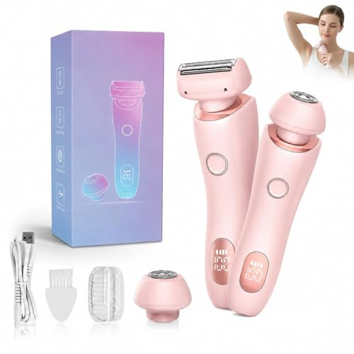 Boulina Rasierer, Aluvea Smooth Trim Rasierer 2.0, Sanfte Haarentfernung für Glatte Haut, Trocken - Und Nassbetrieb & Ergonomisches Design