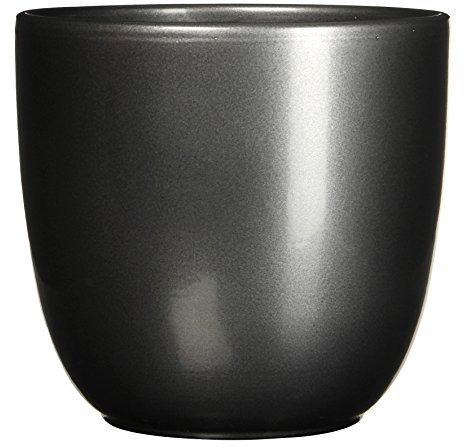 Mica decorations Tusca Blumentopf H34,5 x Ø39 cm Anthrazit