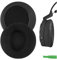 Geekria - Cuscinetti auricolari di ricambio per cuffie Sony MDR-RF4000, RF5000, RF6000, RF6500, RF7000, RF7100, MDR-DS6000, DS6500, DS7000, DS7100, colore nero