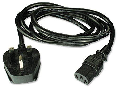 UK Mains Ac Power Cable Cord Lead 3 Pin compatible with Sony Bravia KDL-40L4000 KDL-40M4000 KDL-40NX700 KDL-40NX711 KDL-40P2530 KDL-40P3020 TV