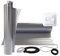 Alu Heizmatte 150Watt/m² 12m² + MST1 Thermostat Laminat Parkett Vinyl auf HDF