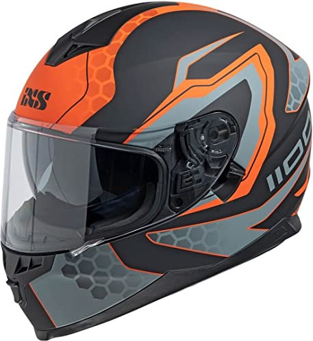 IXS 1100 2.2 Helm (Black Matt/Orange,XS (53/54))