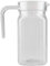 Pitcher, Acrylic Pitcher Beverage Transparent Bottle Ice Cold Jug With Lid For Home And Bar(500ML)