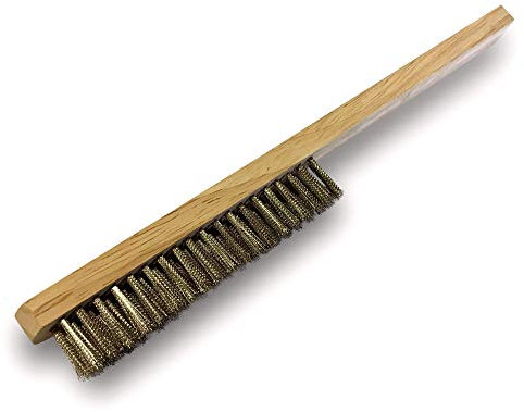 Brosse fine de bijoutier | Garnissage acier fin | Nettoyage et brossage des bijoux, argenterie et objets d'art fragiles | Kibros 8BJAb