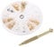 Lurrose 1 Set Dangle Nail Charms Alloy Letter Nail Piercing Charms Rhinestone Nail Rings Crystal Metal Nail Charms Nail Jewelry with Nail Piercing Tool Hand Drill for Nail Tip Decoration