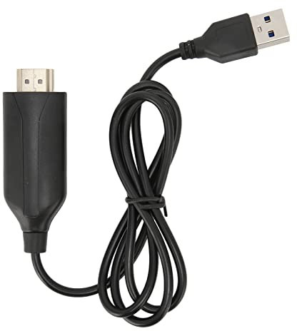 Goshyda Video Capture Card, HD Multimedia Interface to USB Video Converter, 1080p at 60Hz, for PS3, for PS4, for Switch, for XBOX, Computer, Laptop, DVD, HD Player