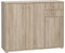 Newroom Kommode Sonoma Eiche Sideboard Modern - 108,8x85,5x34,8 cm (BxHxT) - Highboard Anrichte - [Albus.Seven] Büro Arbeitszimmer Wohnzimmer